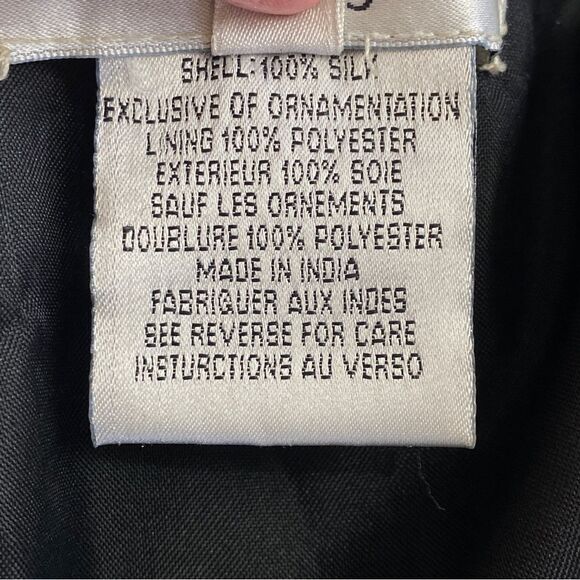 Vtg Papell Boutique Gold Silver Pearl Beaded Embellished Evening Jacket Sz S - Picture 8 of 12